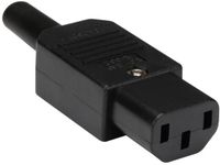Velleman Vrouwelijke AC-connector - voor kabel - 10 A