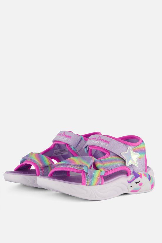 Skechers Unicorn Dreams Zandal- Dreamy - Meisjes Sandalen - Paars