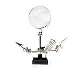 RS PRO Vergroothouder met glazen vergrootglas, 3X-compartiment, 8dioptrie, Ø 90 mm