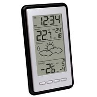 Technoline WS 9130-IT Station météo numérique - Noir/Argent