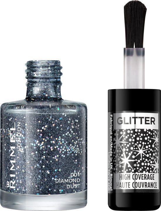 Rimmel London Glitter High Coverage Nailpolish 001 Diamond Dust 8 ml