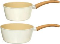 5five Steelpannen set Harmony - Beige - 20/16 cm - Aluminium - Bakeliet handvat
