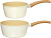 5five Steelpannen set Harmony - Beige - 20/16 cm - Aluminium - Bakeliet handvat