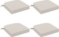 vidaXL - 4-delige zitkussens SOEST - 100% Polyester - Wit