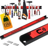 Merkloos Magnetische Gereedschaphouder 60 cm Rood/Zwart Staal