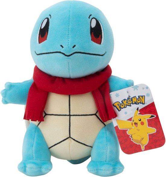 Pokémon Squirtle Holiday Knuffel - 20 cm