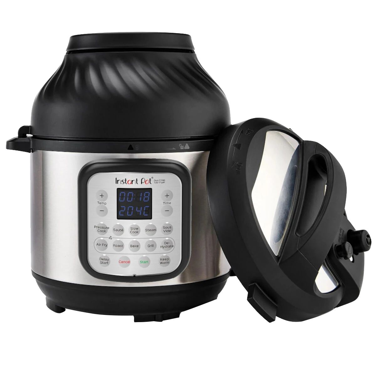 Instant Pot Duo Crisp 11-in-1 Multicooker met Airfryer 5,7L - Zilver