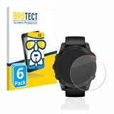BROTECT Screenprotector 6 Stuks voor Garmin Fenix 7 Pro Solar (47 mm) Beschermglas Transparant