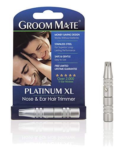 Groom Mate Platinum XL haartrimmer voor neus en oren