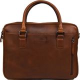 DSTRCT Premium Collection Laptopbag 14 inch cognac