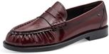 Tamaris leren damesslippers 1-24251-47-568 damesschoenen rood