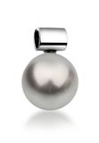Nenalina - Hanger - 925 Sterling Zilver met Parel - Dames - Grijs