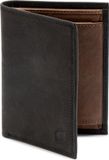 SERASAR Lederen Herenportemonnee [Vintage] - Zwart/Bruin - Met RFID-Bescherming