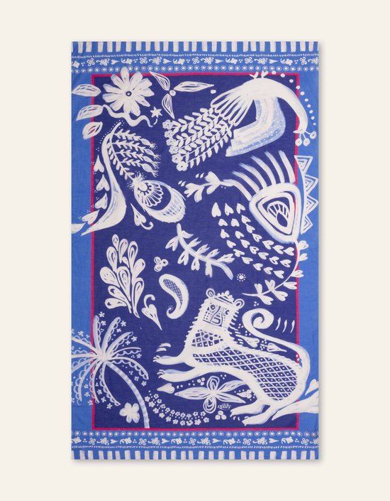 Oilily Akala Sjaal - Blauw - One size