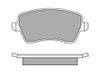 MEYLE Bremsbelagsatz, Scheibenbremse 0252440317/W Vorderachse | Compatibel met: OPEL AGILA, SUZUKI SPLASH, SWIFT III, VAUXHALL AGILA Mk II