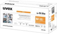 uvex u-fit lite 6016807 Wegwerphandschoen Blauw Nitril Maat S 100 stuk(s)
