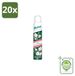 Batiste 20 x Shampooing sec naturel avec fibre de bambou et gardénia, 200 ml - Grand emballage - 20 pièces
