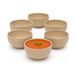 Secret de Gourmet Memphis Soupières - 6x - D14 cm - 600 ml - beige - céramique - bols - bols - empilables