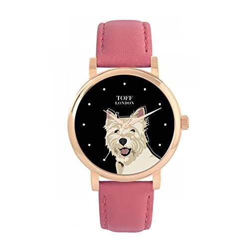 Toff London West Highland Terrier Hoofd Hondenhorloge