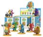 Minions Coffret de collection, 6 Minions, vinyle, jaune/bleu, aucune figurine en double