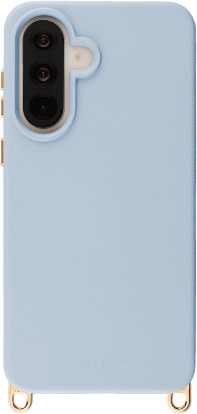 Selencia Rivièra MagSafe Backcover met afneembare haakjes voor de Samsung Galaxy A36 / A56 - Powder Blue