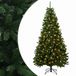 vidaXL Kunstmatige Hinged Kerstboom 240 cm 300 LED's Warmwit