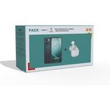 Oppo Pack Smartphone A6 5G Double Nano SIM 256 Go 6.75" Zwart Saffier + Enco Buds3 Blanc neige