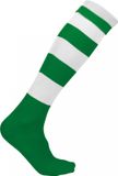 PROACT® Gestreepte Sportsokken PA021 - Dark Green / White - 43/46 EU