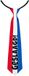 Paperdreams Stropdas Geslaagd rood-wit-blauw Katoen Unisex