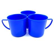 Beker 180 ml set van 3 blauw