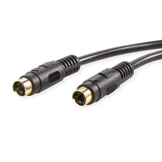 Value S-Video Kabel, zwart, 3 m
