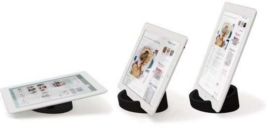Bosign tabletstandaard/tablethouder voor iPad en tablet - Zwart
