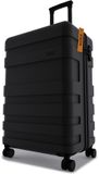 Norix Handbagage koffer 55x40x20 - 43L - Spinner wielen - Lichtgewicht Trolley - TSA Slot - Onyx Black