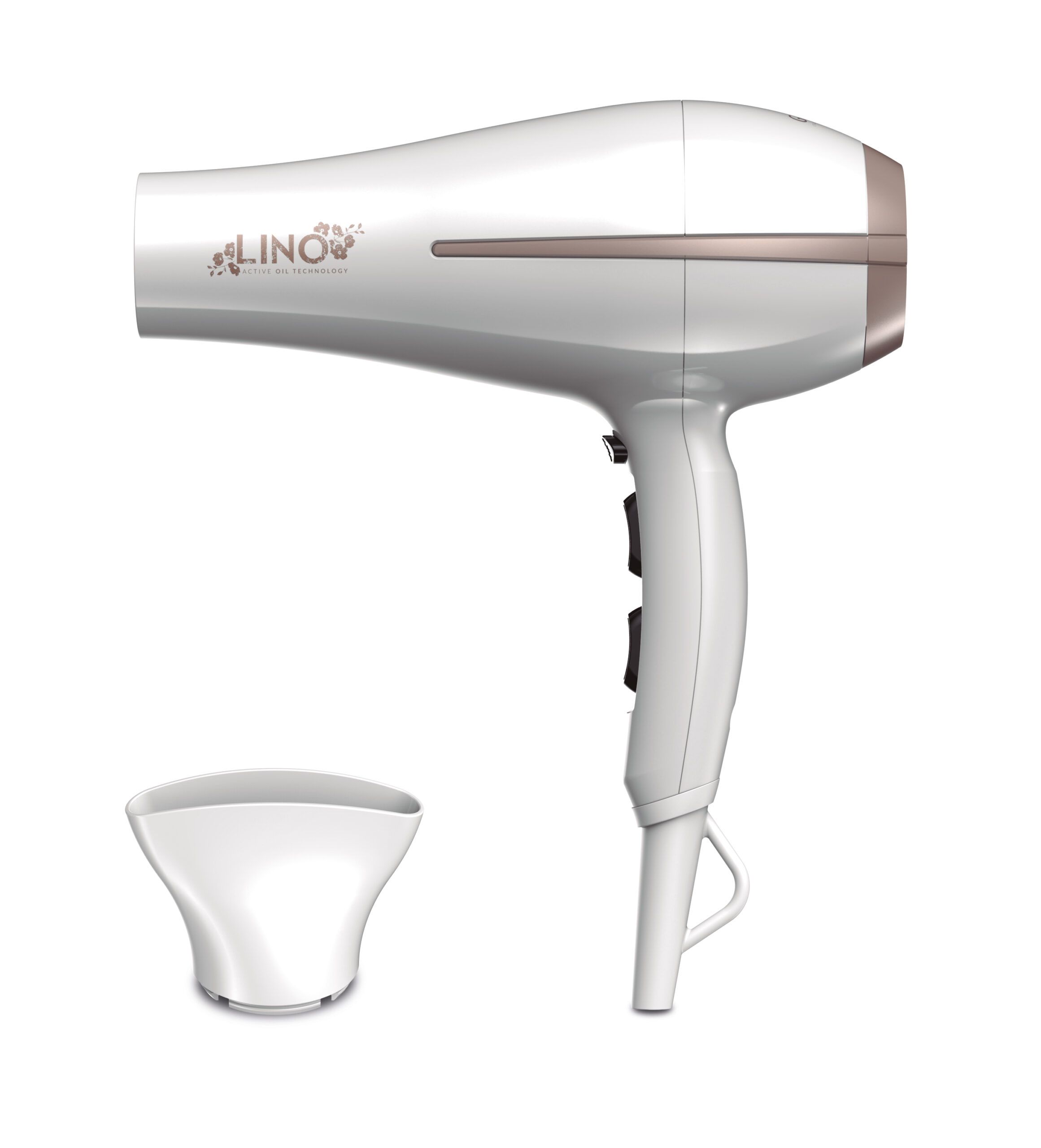 GA.MA GH0820 Haardroger 2200 W Wit