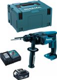 Makita Marteau perforateur DHR165RTJ1 (1 x 5,0 Ah batterie + chargeur DC18RC + MAKPAC 3)