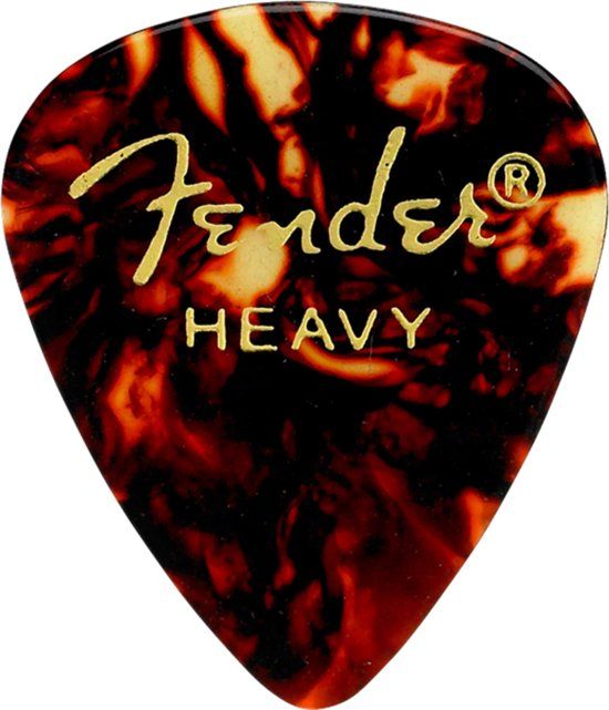 Fender 351 Vorm Zware Schelp Gitaarpicks 12 Stuks