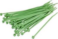 TRU COMPONENTS TC-CV300S203 Kabelbinder 300 mm 4.80 mm Groen 100 stuk(s)