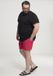 Urban Classics Zwembroek Block Swim Shorts Zwart/Rood
