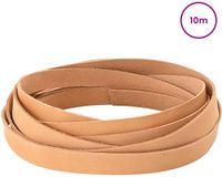 vidaXL Leren Riem Lichtbruin 1000 x 1 cm
