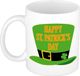 Bellatio Decorations Happy St. Patricksday mok / beker 300 ml