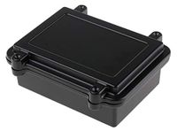 RS PRO Aluminium behuizing zwart buitenmaat 152 x 112 x 55mm IP67