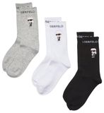 Karl Lagerfeld Ikon Sock 3 Pack Heren Sokken
