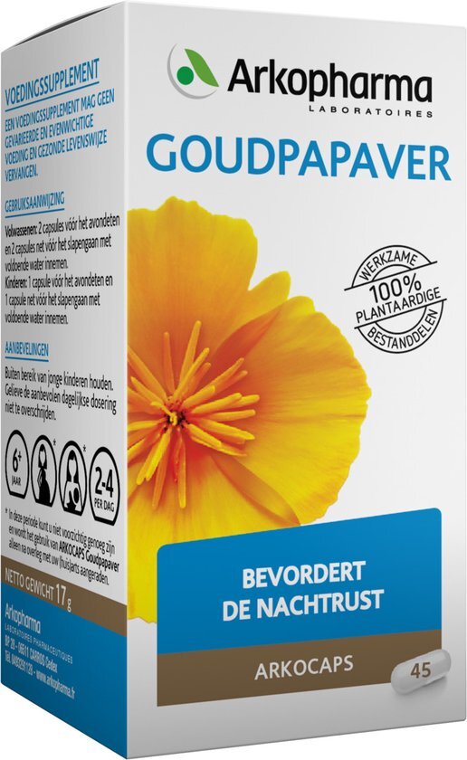 Arkocaps Goudpapaver Capsules 45st