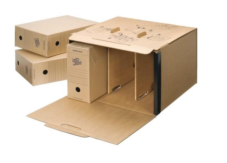 Loeff's Jumbo Inpakdozen - Geel - Karton - 15 stuks - Rechthoekig