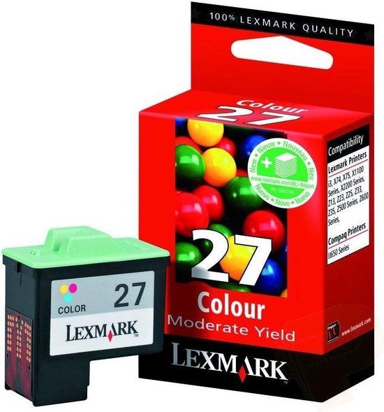 Lexmark 27 - Inktcartridge Cyaan / Magenta / Geel - Origineel