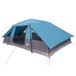 vidaXL - Tente familiale - avec - housse de pluie - étanche - 10 personnes - Bleu