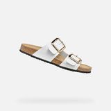 Geox Dames Plateau Sandalen Wit