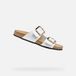 Geox Dames Plateau Sandalen Wit