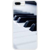 Apple Bedrukt siliconen hoesje compatibel met iPhone 6 Plus, Apple iPhone 6S Plus Piano