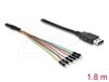 DeLOCK 63986 USB 2.0 naar TTL Converter/Repeater/Isolator Zwart